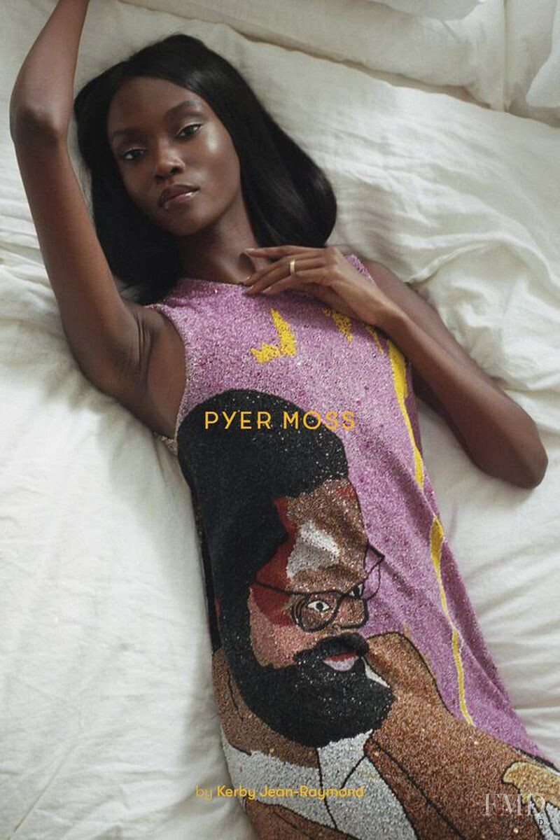 Riley Montana featured in  the Pyer Moss SEVEN MOTHERS Campaign Collection 2 advertisement for Summer 2019