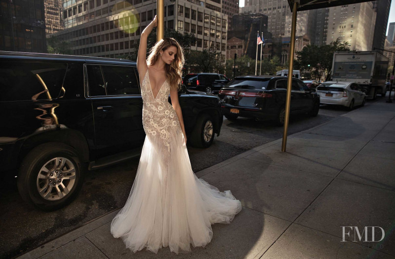 Kate Bock featured in  the Berta Bridal lookbook for Autumn/Winter 2018