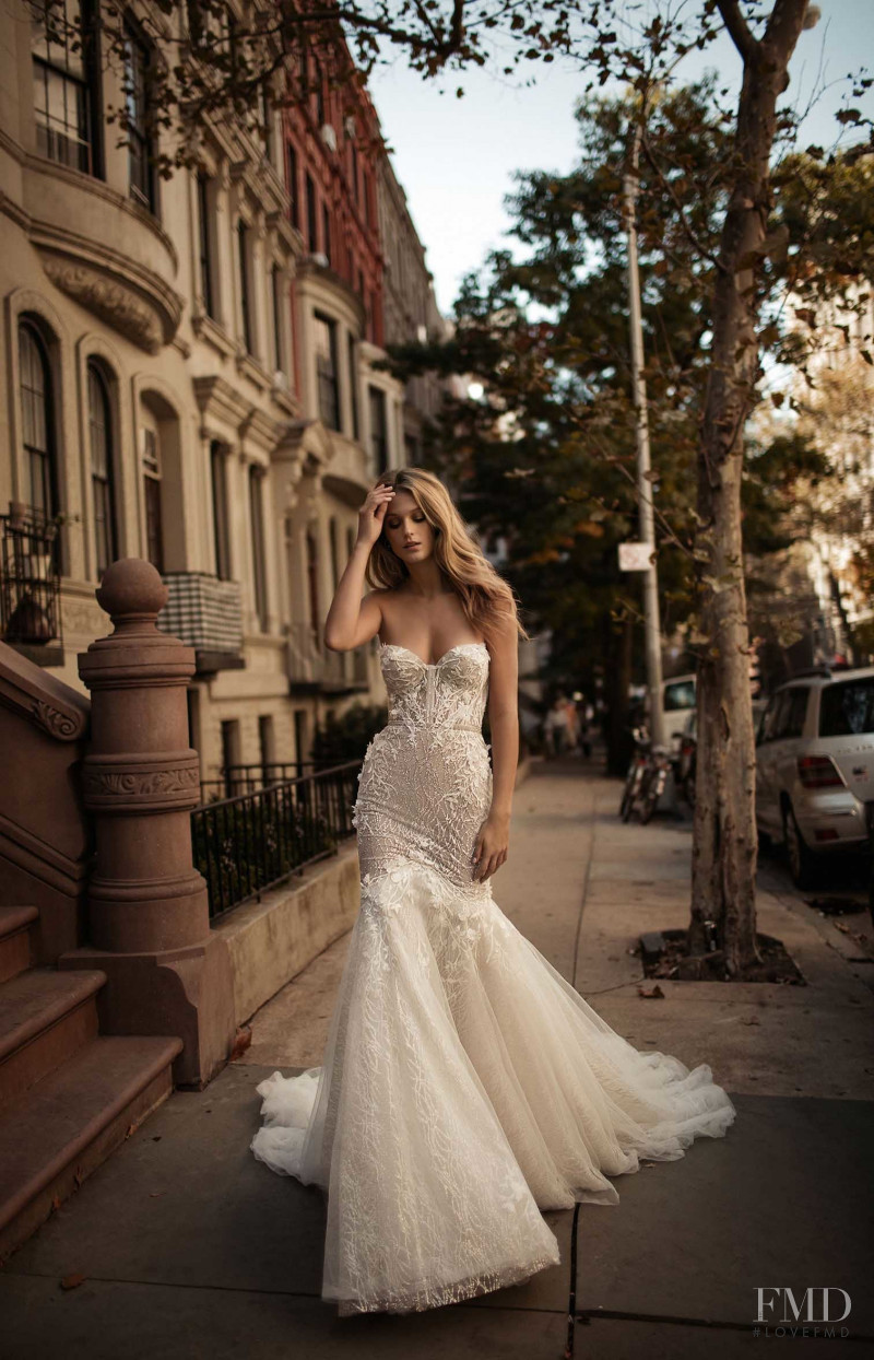 Kate Bock featured in  the Berta Bridal lookbook for Autumn/Winter 2018