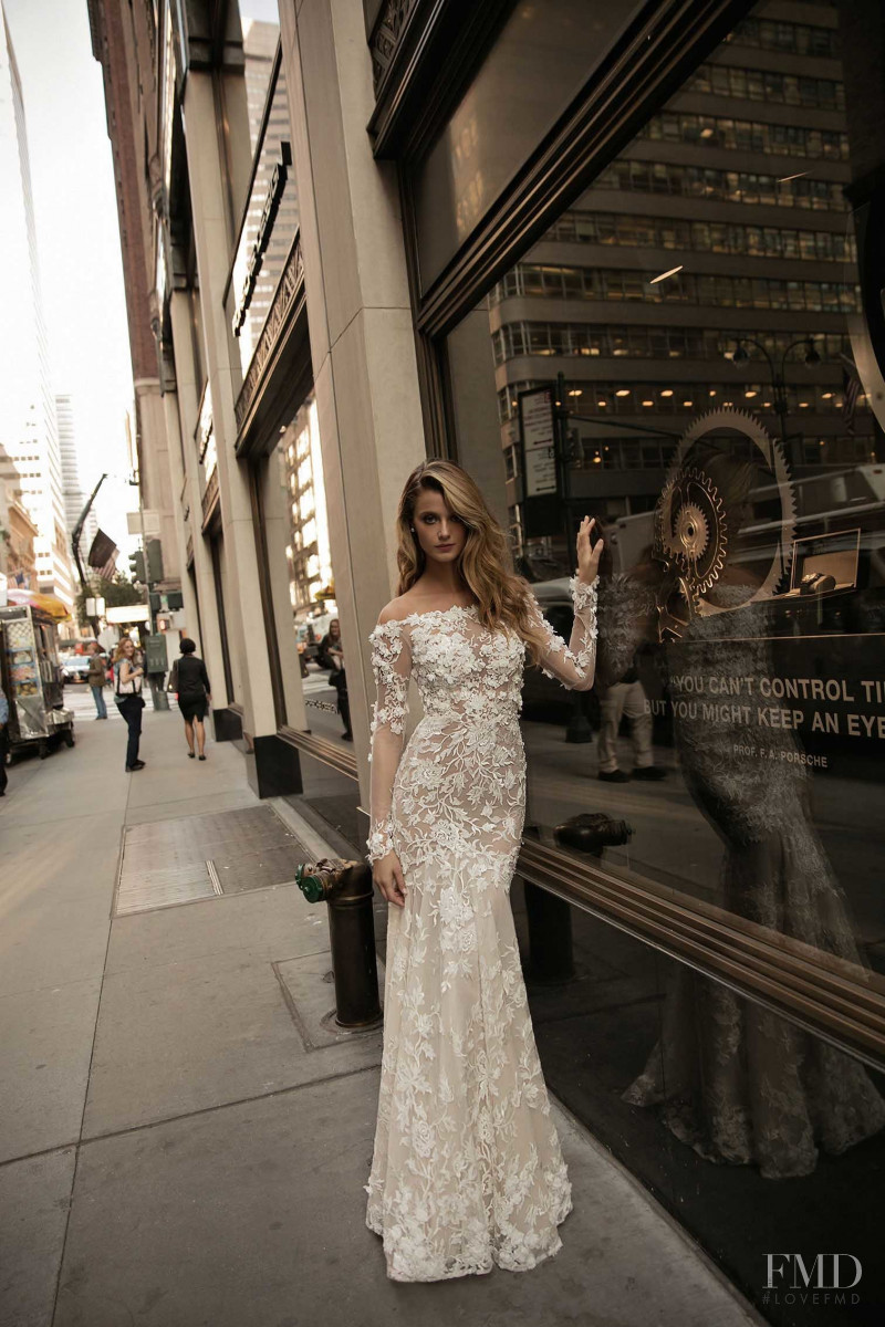 Kate Bock featured in  the Berta Bridal lookbook for Autumn/Winter 2018