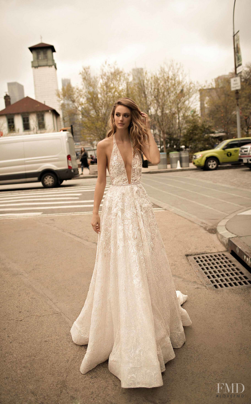 Kate Bock featured in  the Berta Bridal lookbook for Autumn/Winter 2018