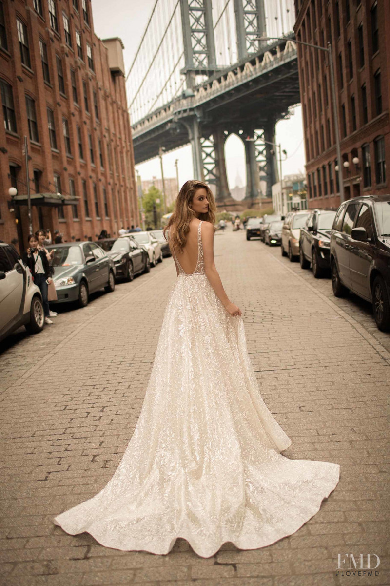 Kate Bock featured in  the Berta Bridal lookbook for Autumn/Winter 2018