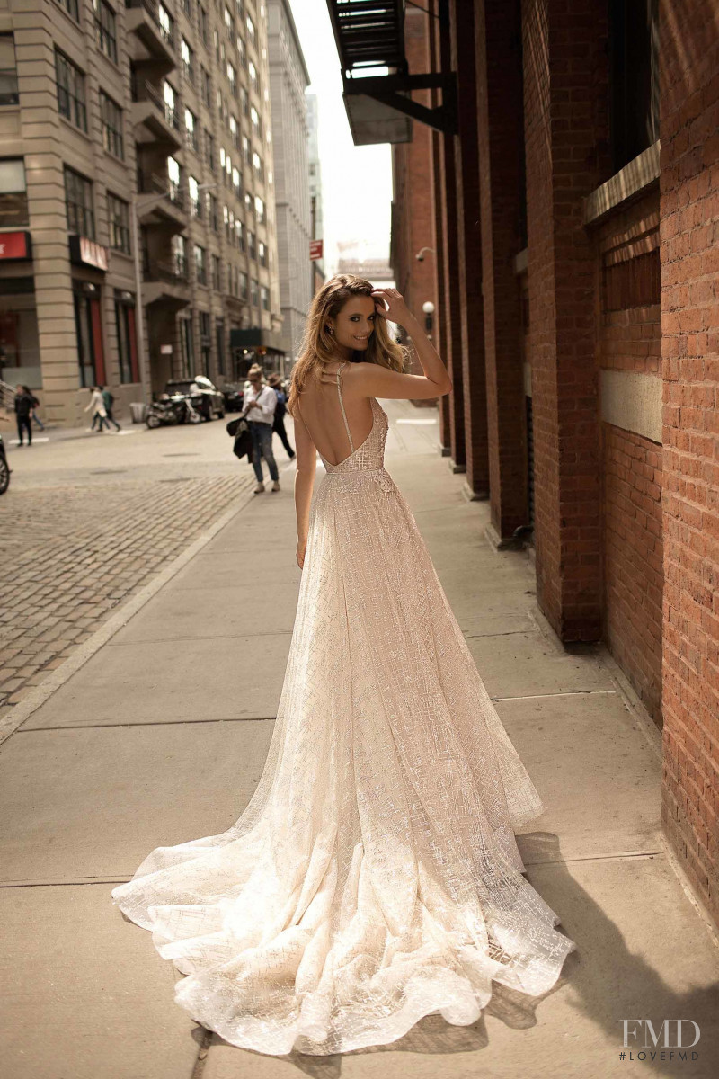 Kate Bock featured in  the Berta Bridal lookbook for Autumn/Winter 2018