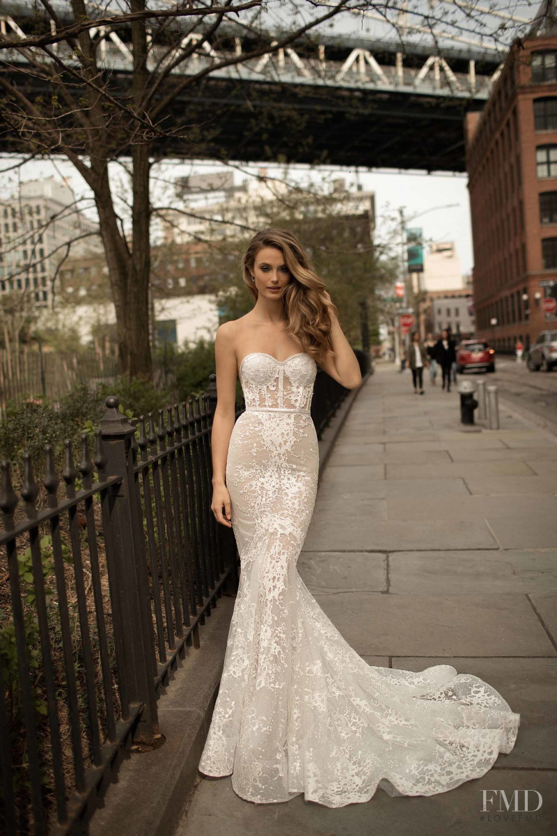 Kate Bock featured in  the Berta Bridal lookbook for Autumn/Winter 2018