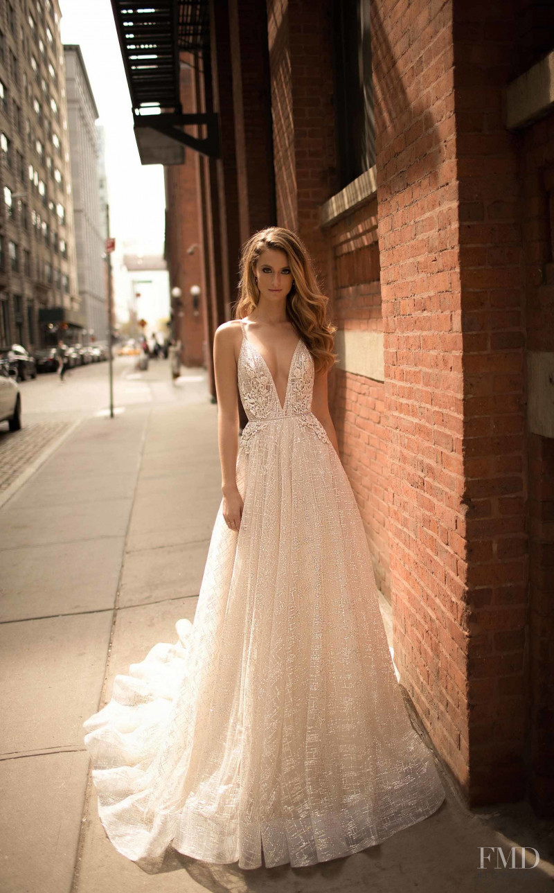 Kate Bock featured in  the Berta Bridal lookbook for Autumn/Winter 2018