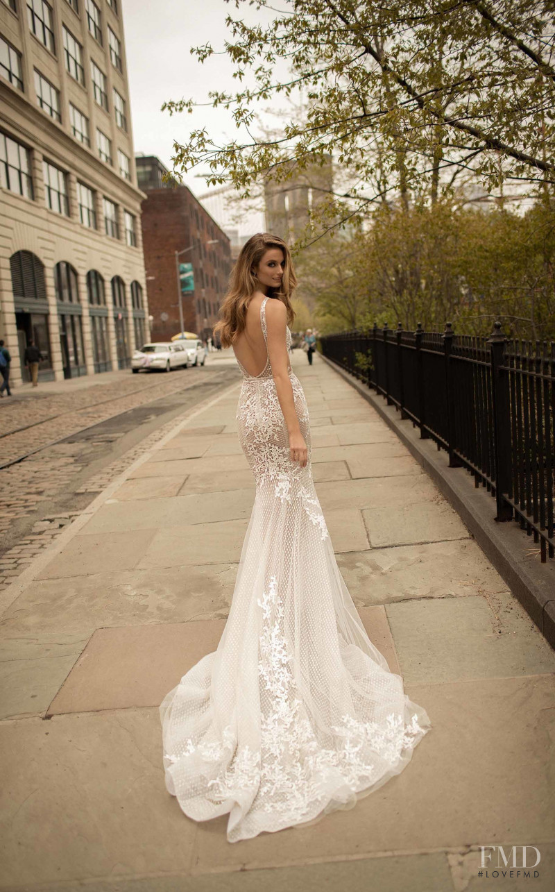 Kate Bock featured in  the Berta Bridal lookbook for Autumn/Winter 2018