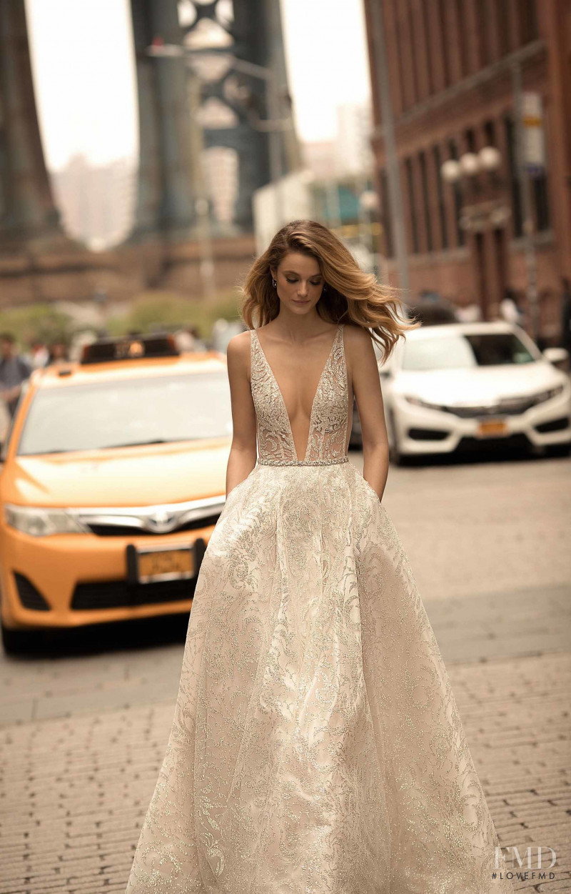 Kate Bock featured in  the Berta Bridal lookbook for Autumn/Winter 2018