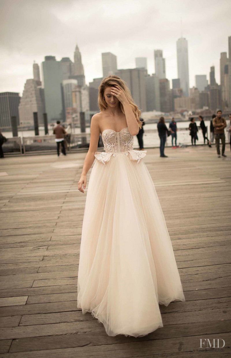 Kate Bock featured in  the Berta Bridal lookbook for Autumn/Winter 2018