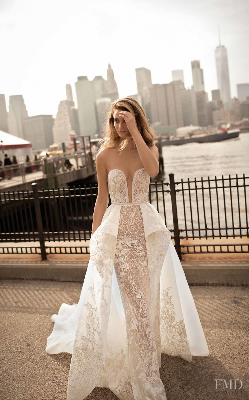 Kate Bock featured in  the Berta Bridal lookbook for Autumn/Winter 2018