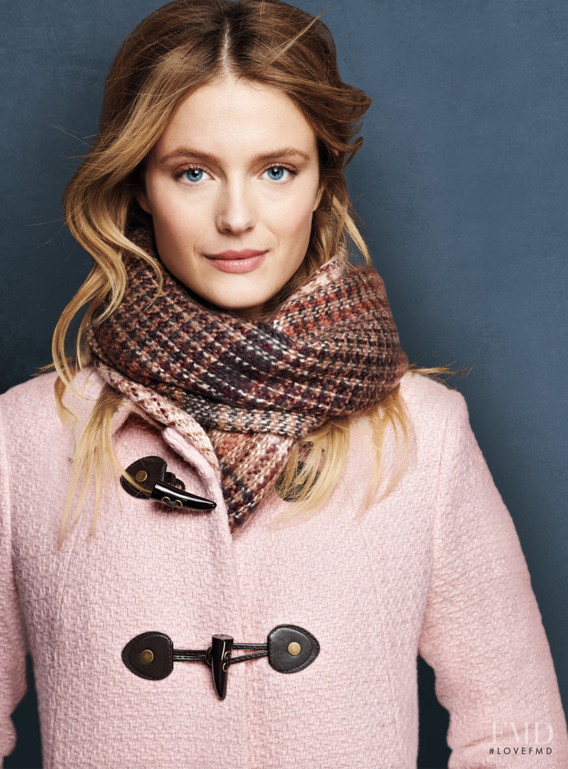Kate Bock featured in  the Lands\'End lookbook for Autumn/Winter 2014