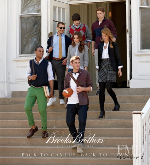 Kate Bock featured in  the Brooks Brothers advertisement for Autumn/Winter 2010
