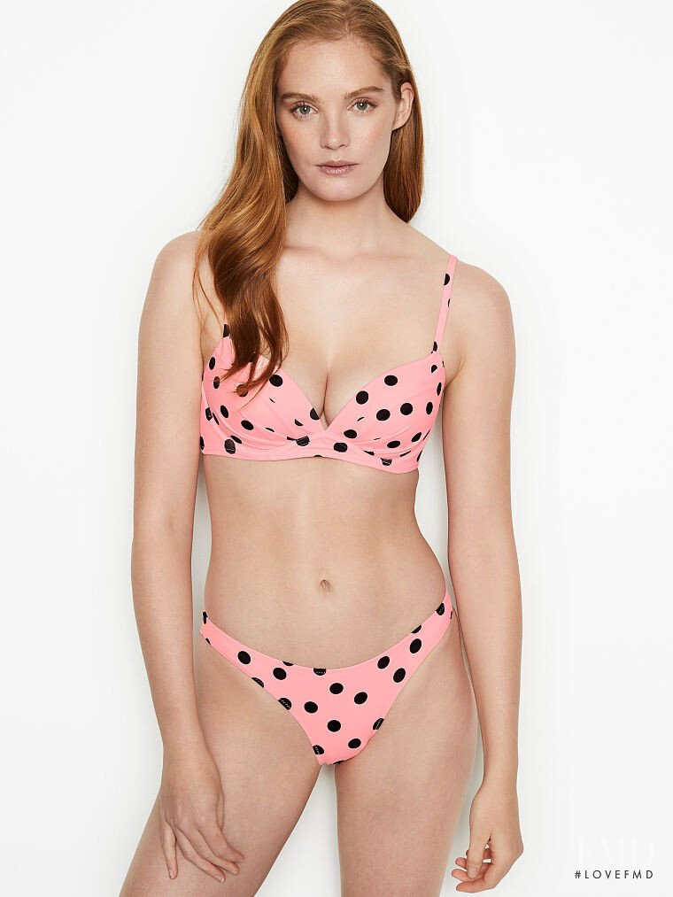Alexina Graham featured in  the Victoria\'s Secret Swim catalogue for Spring/Summer 2021