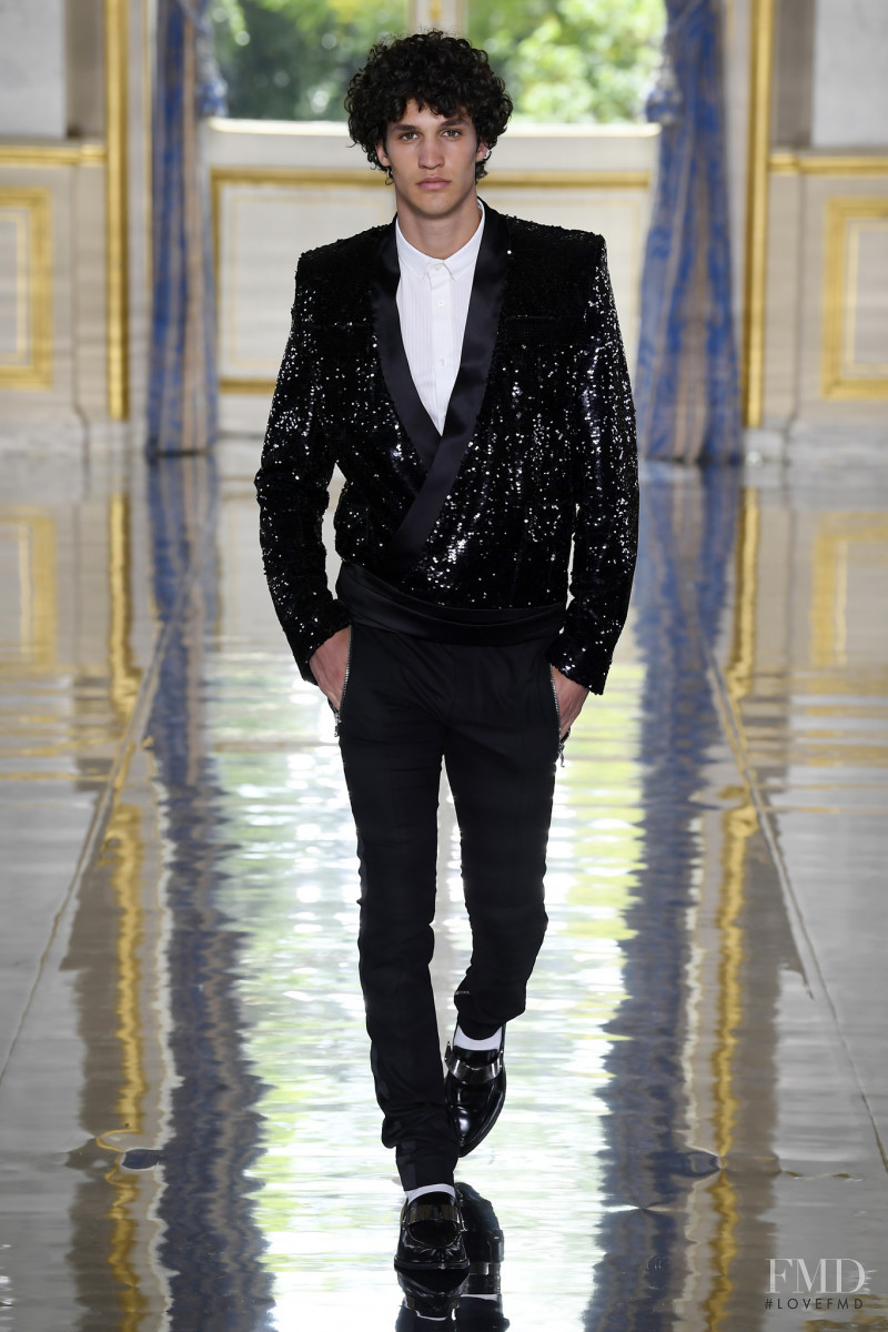 Francisco Henriques featured in  the Balmain fashion show for Spring/Summer 2019