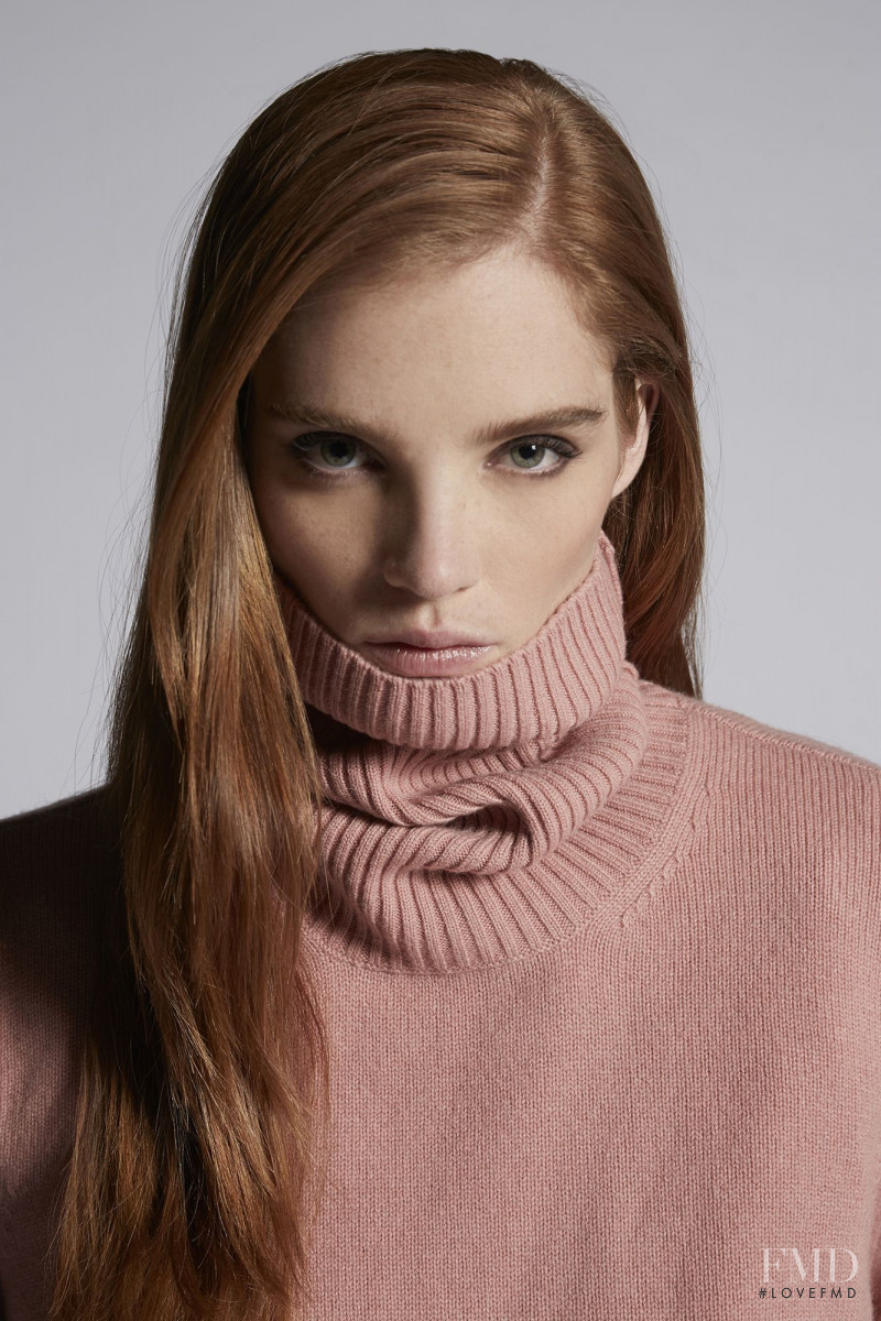 Alexina Graham featured in  the DSquared2 catalogue for Autumn/Winter 2018