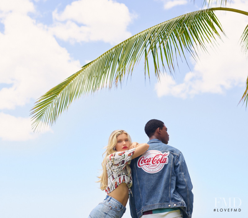 Josie Canseco featured in  the Kith x Coca-Cola Season 4 Campaign advertisement for Autumn/Winter 2019