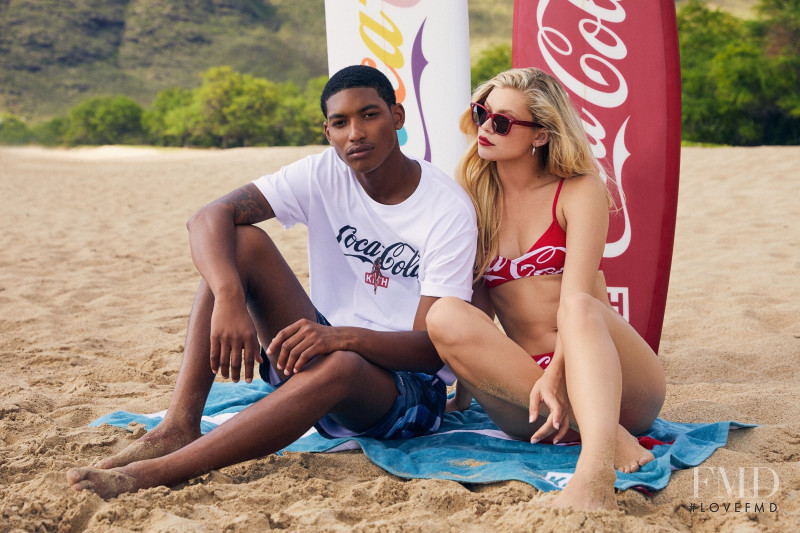 Josie Canseco featured in  the Kith x Coca-Cola Season 4 Campaign advertisement for Autumn/Winter 2019