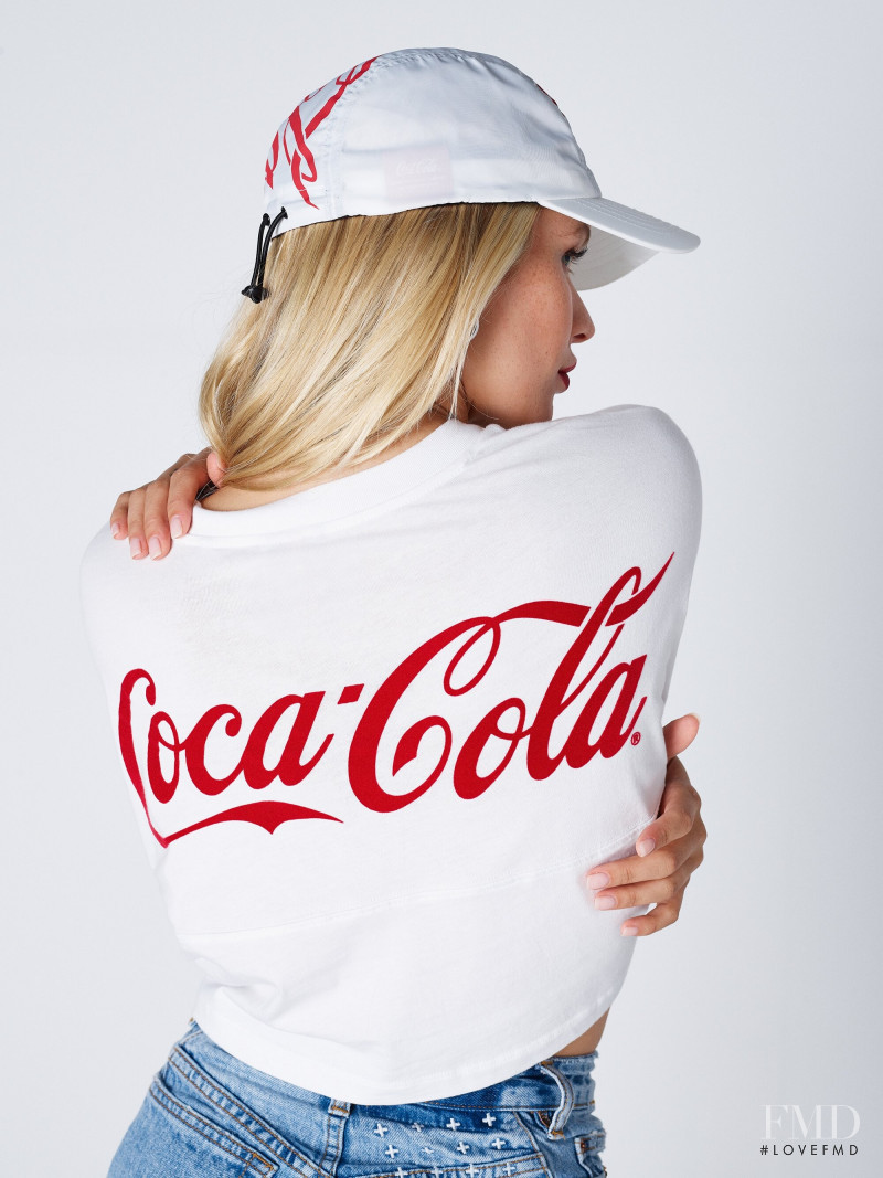 Josie Canseco featured in  the Kith x Coca Cola Season 4  catalogue for Autumn/Winter 2019