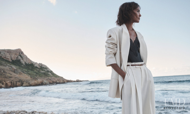 Liya Kebede featured in  the Zimmermann advertisement for Spring 2021