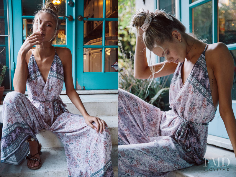 Josie Canseco featured in  the Cotton Candy LA lookbook for Spring/Summer 2018