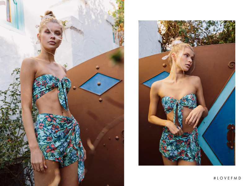 Josie Canseco featured in  the Cotton Candy LA lookbook for Spring/Summer 2018