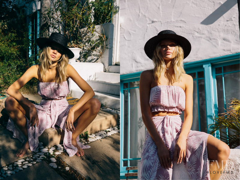 Josie Canseco featured in  the Cotton Candy LA lookbook for Spring/Summer 2018