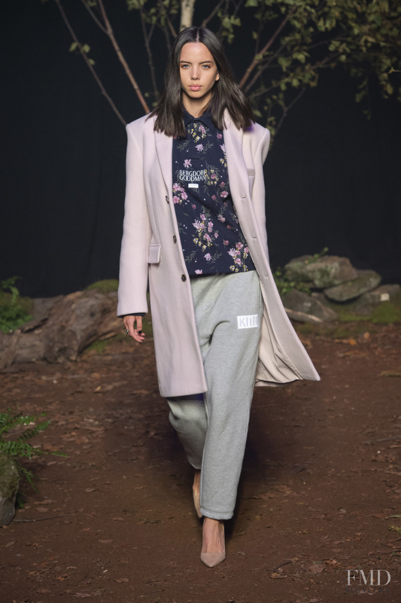 Adriana Mora featured in  the Kith fashion show for Spring/Summer 2019