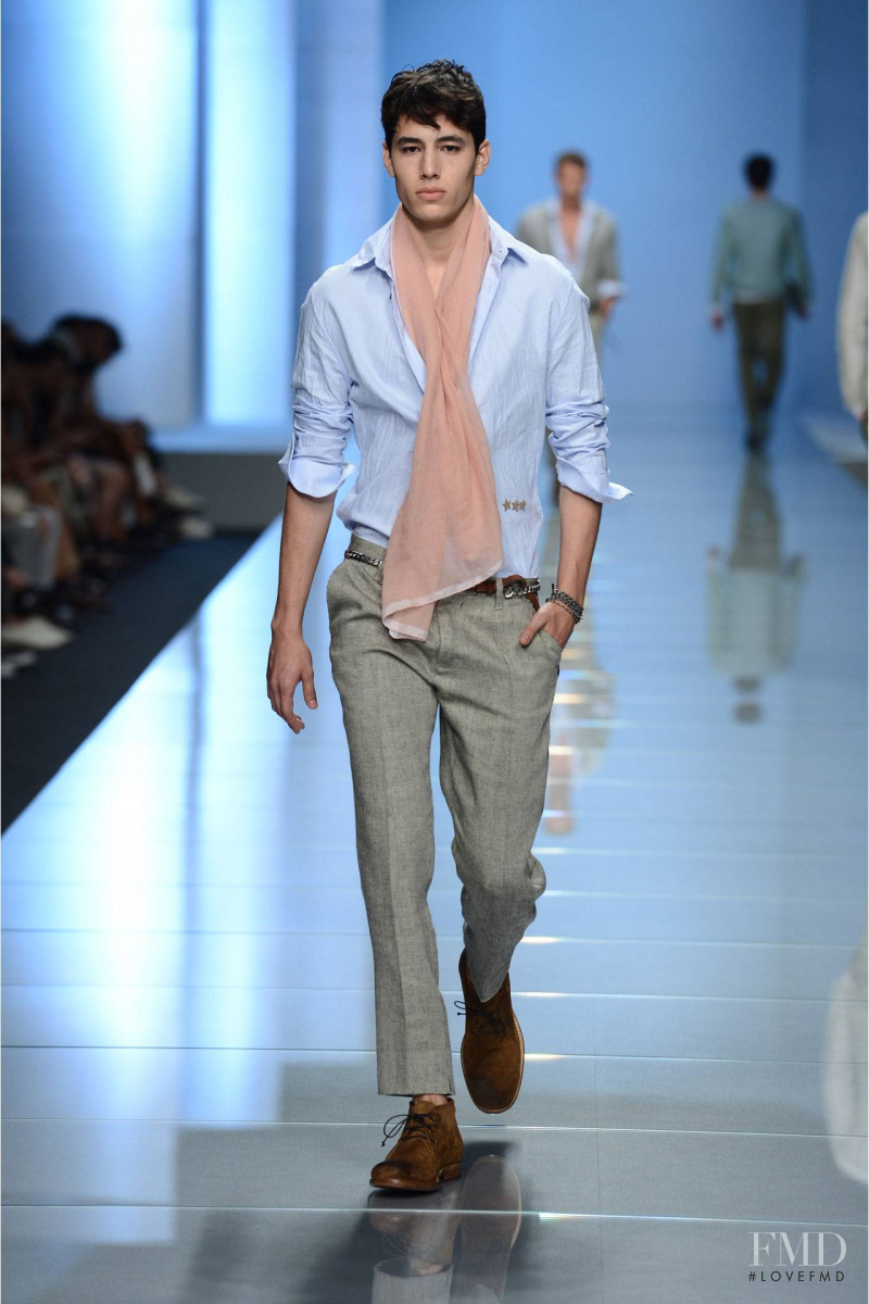 Jacobo Cuesta featured in  the Ermanno Scervino fashion show for Spring/Summer 2013