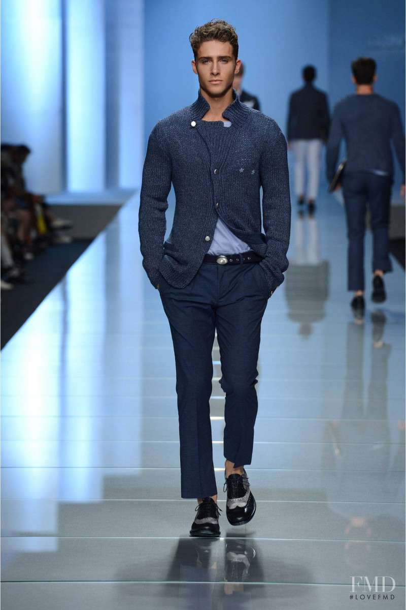 Ryan Taylor featured in  the Ermanno Scervino fashion show for Spring/Summer 2013