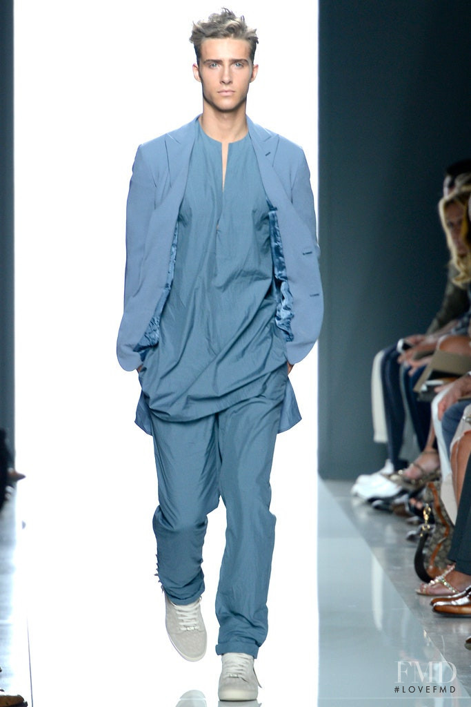 Ryan Taylor featured in  the Bottega Veneta fashion show for Spring/Summer 2013