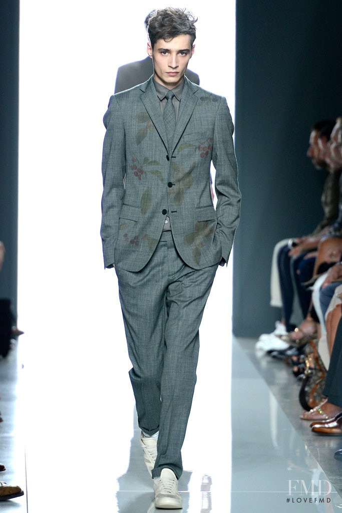 Adrien Sahores featured in  the Bottega Veneta fashion show for Spring/Summer 2013