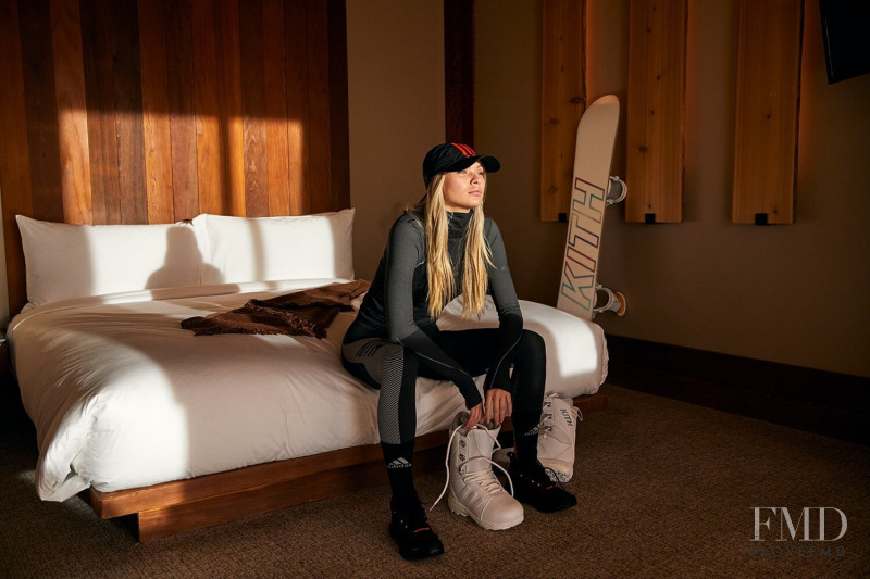 Josie Canseco featured in  the Kith x Adidas Terrex advertisement for Winter 2019