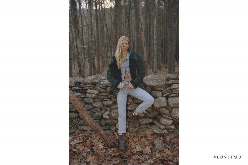 Josie Canseco featured in  the Kith x UGG lookbook for Autumn/Winter 2018