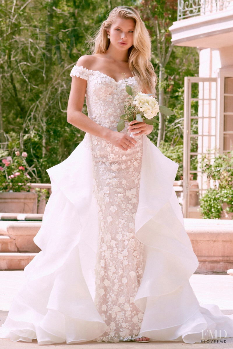 Josie Canseco featured in  the Sherri Hill Bridal catalogue for Spring/Summer 2021