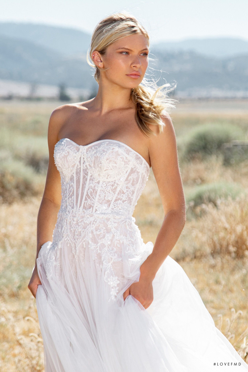 Josie Canseco featured in  the Sherri Hill Bridal catalogue for Spring/Summer 2021