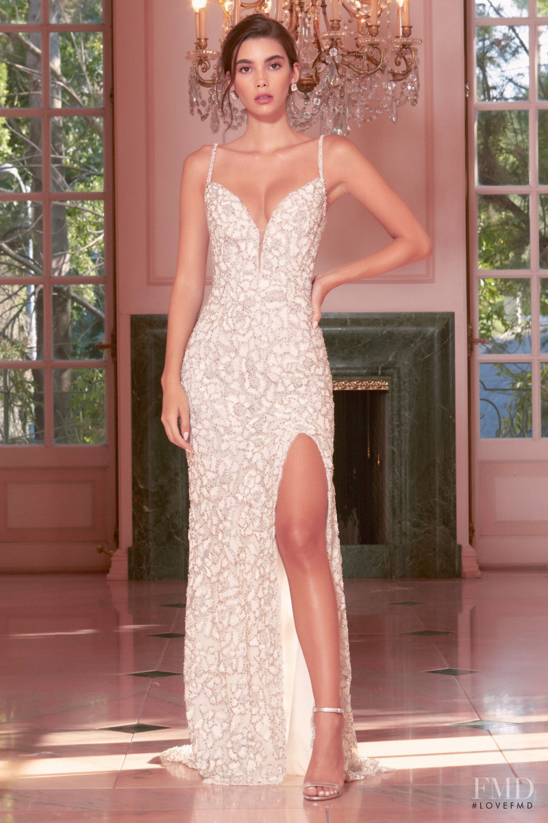 Cindy Mello featured in  the Sherri Hill Bridal catalogue for Spring/Summer 2021