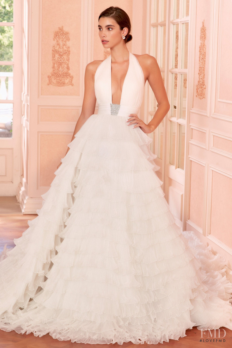 Cindy Mello featured in  the Sherri Hill Bridal catalogue for Spring/Summer 2021
