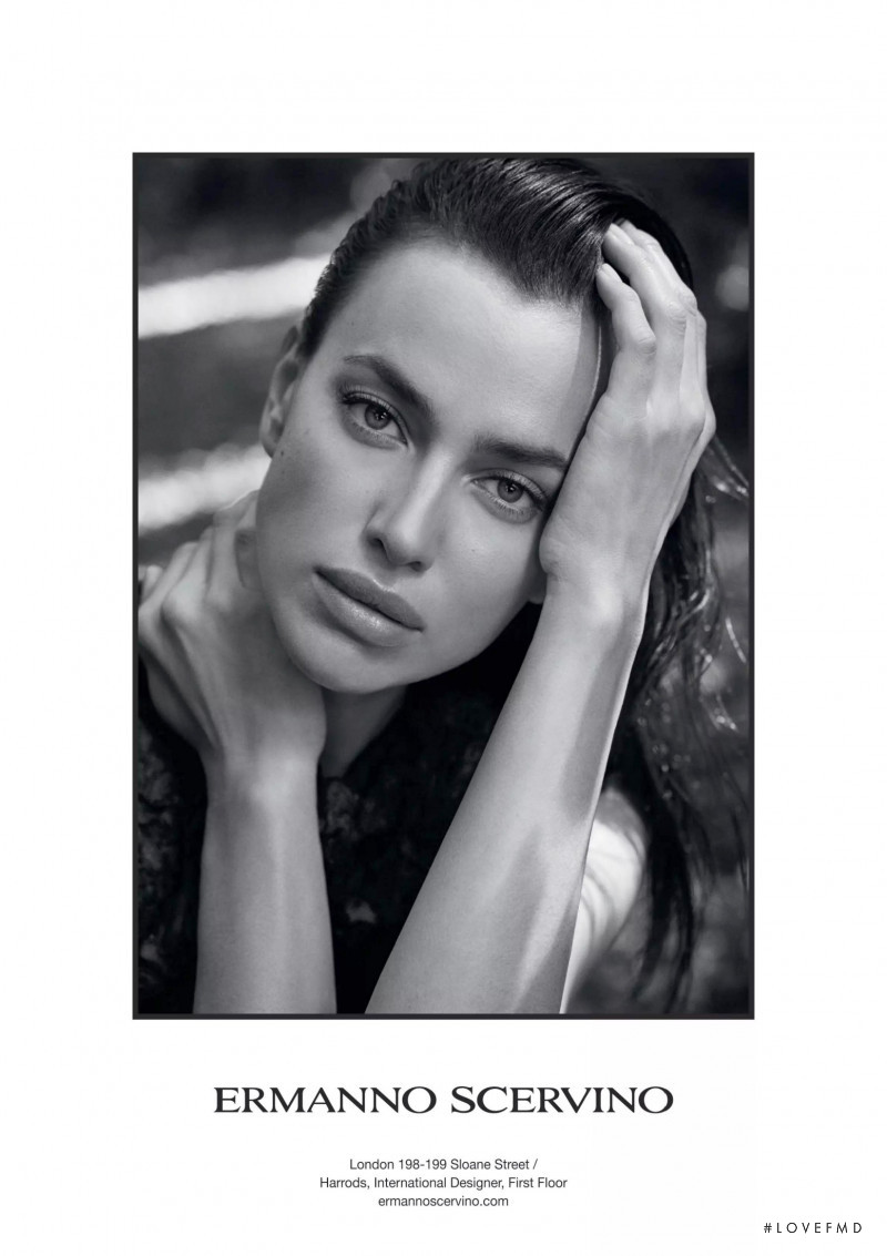 Irina Shayk featured in  the Ermanno Scervino advertisement for Spring/Summer 2021