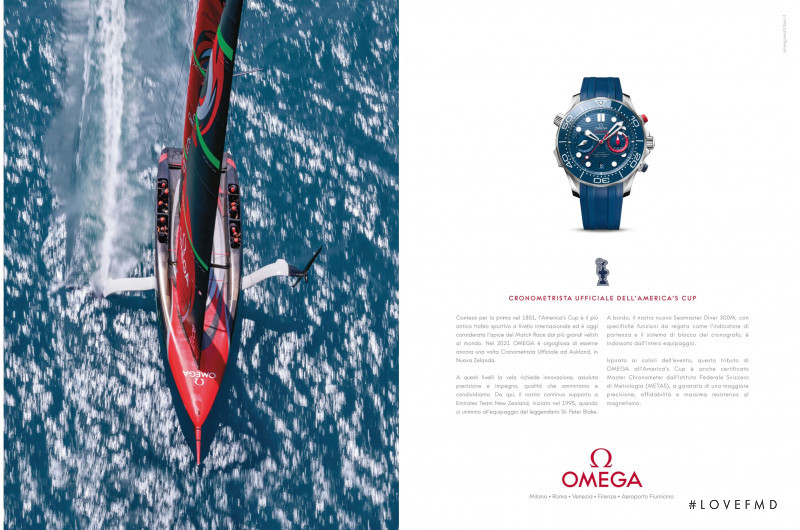Omega advertisement for Spring/Summer 2021