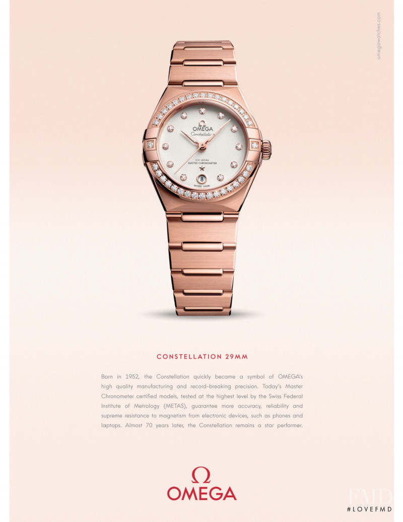 Omega advertisement for Spring/Summer 2021