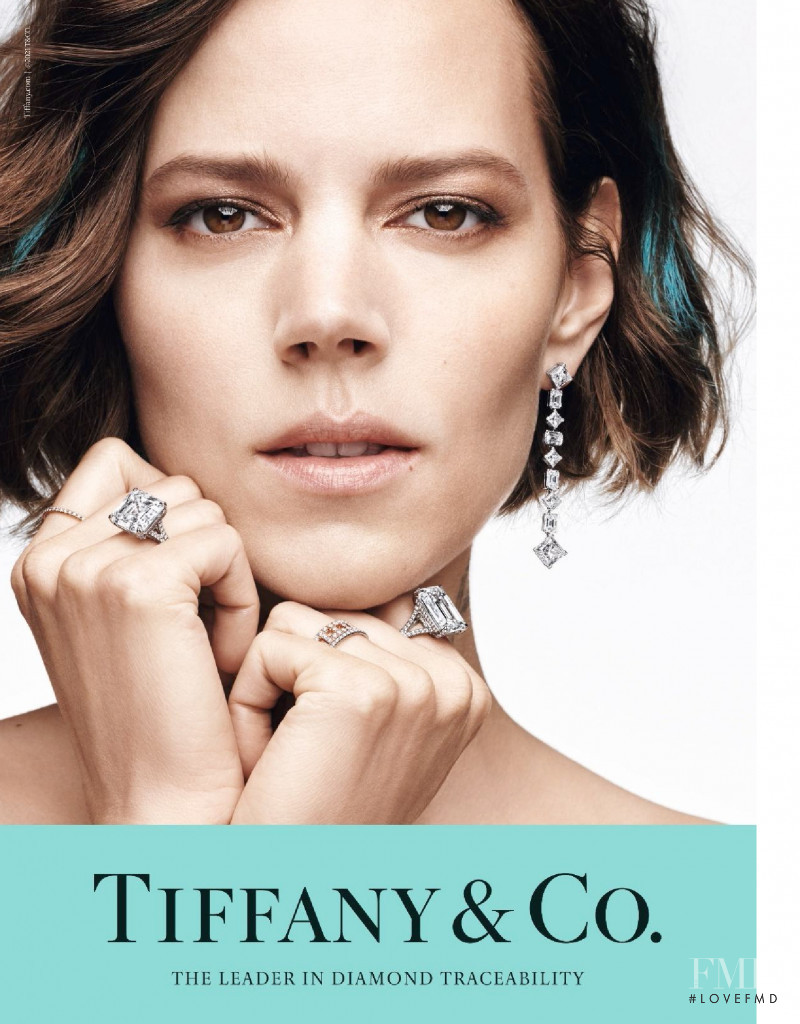 Freja Beha Erichsen featured in  the Tiffany & Co. advertisement for Spring/Summer 2021