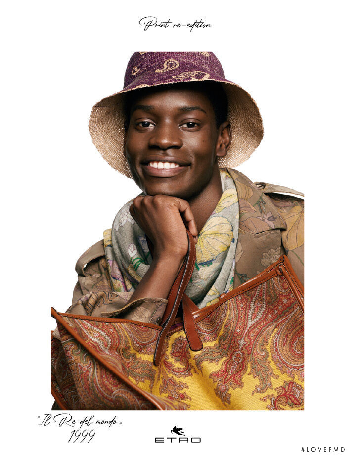 Etro advertisement for Spring/Summer 2021