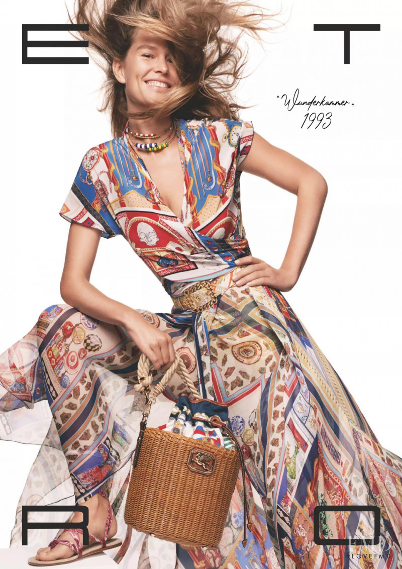 Anna Ewers featured in  the Etro advertisement for Spring/Summer 2021