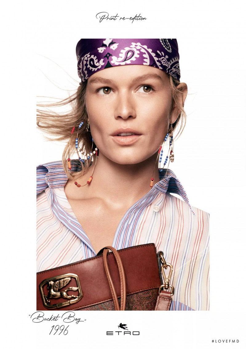 Anna Ewers featured in  the Etro advertisement for Spring/Summer 2021