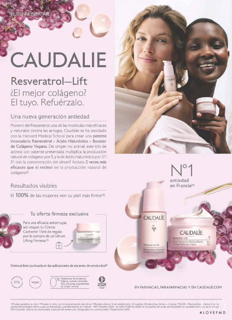 Caudalie advertisement for Spring/Summer 2021