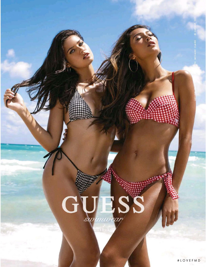 Daniela de Jesus featured in  the Guess advertisement for Spring/Summer 2021