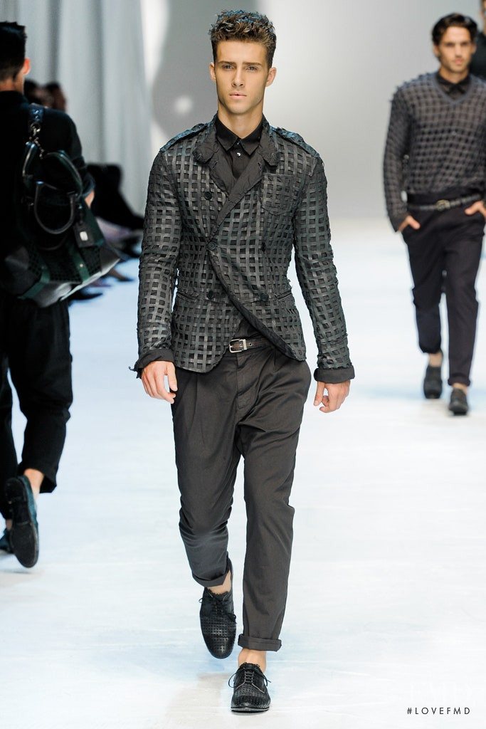 Ryan Taylor featured in  the Dolce & Gabbana fashion show for Spring/Summer 2012