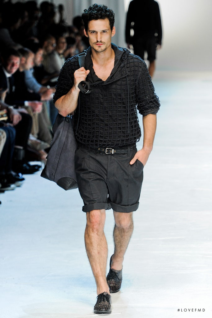 Sam Webb featured in  the Dolce & Gabbana fashion show for Spring/Summer 2012
