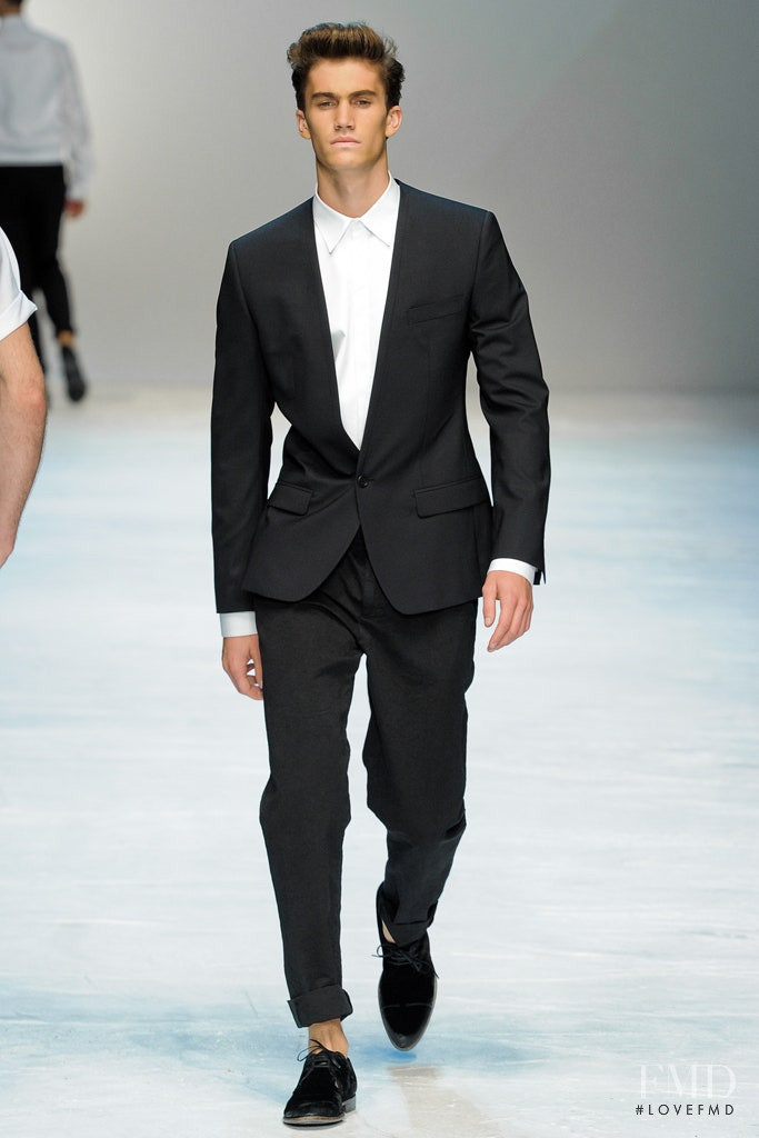 Tomas Guarracino featured in  the Dolce & Gabbana fashion show for Spring/Summer 2012