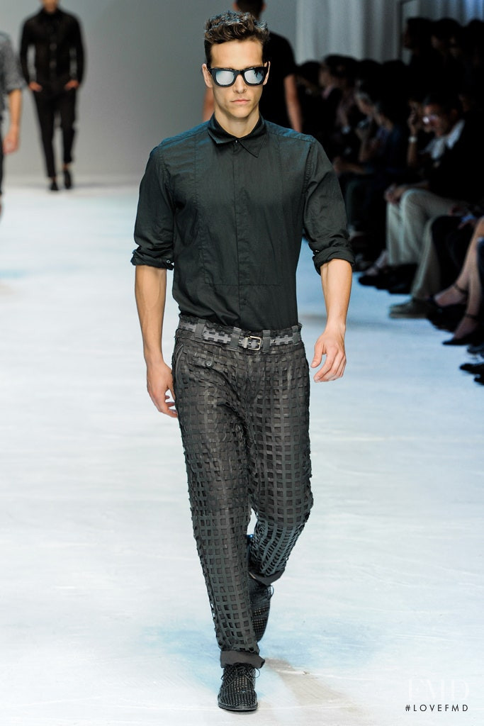 Alexandre Cunha featured in  the Dolce & Gabbana fashion show for Spring/Summer 2012