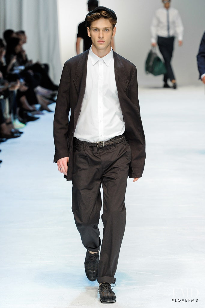 Lucas Mascarini featured in  the Dolce & Gabbana fashion show for Spring/Summer 2012